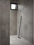 ZONE Douchewisser Solo 120x34cm - zwart