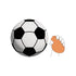 I-TOTAL Squishy kussen - voetbal