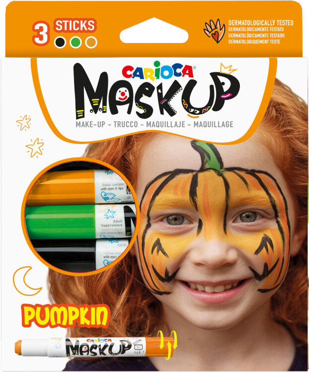 CARIOCA Mask Up kleurstiften 3st.- Pumpkin