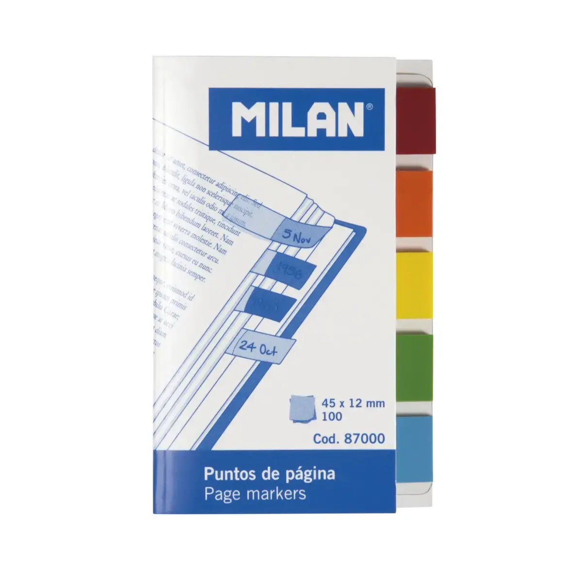 MILAN Bookmarks 20st. - transparant