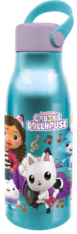 GABBY DOLLHOUSE Waterfles aluminium m/handvat