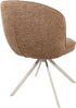 Kate eetkamer stoel met draaipoot 360 - offwhite poot/ autumn