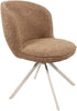 Kate eetkamer stoel met draaipoot 360 - offwhite poot/ autumn