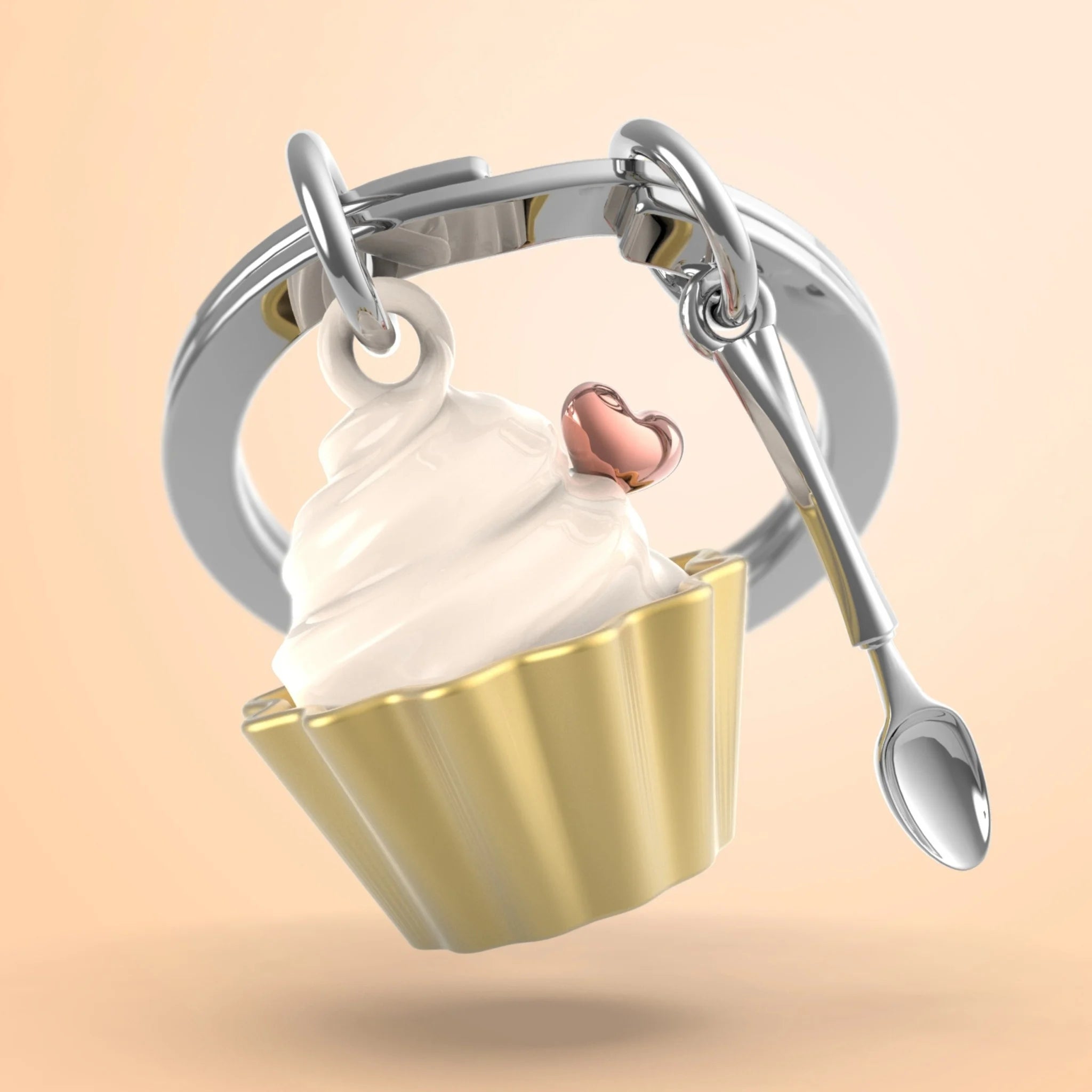 METALMORPHOSE Sleutelhanger - cupcake