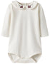 NAME IT Girls NBFBIRDY LS body - cloud dancer - 74