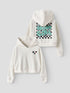 NAME IT Girls NKFTARA LS sweatshirt - cloud dancer - 134/140