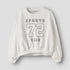 NAME IT Girls NKFTAYA LS sweatshirt - cloud dancer - 122/128
