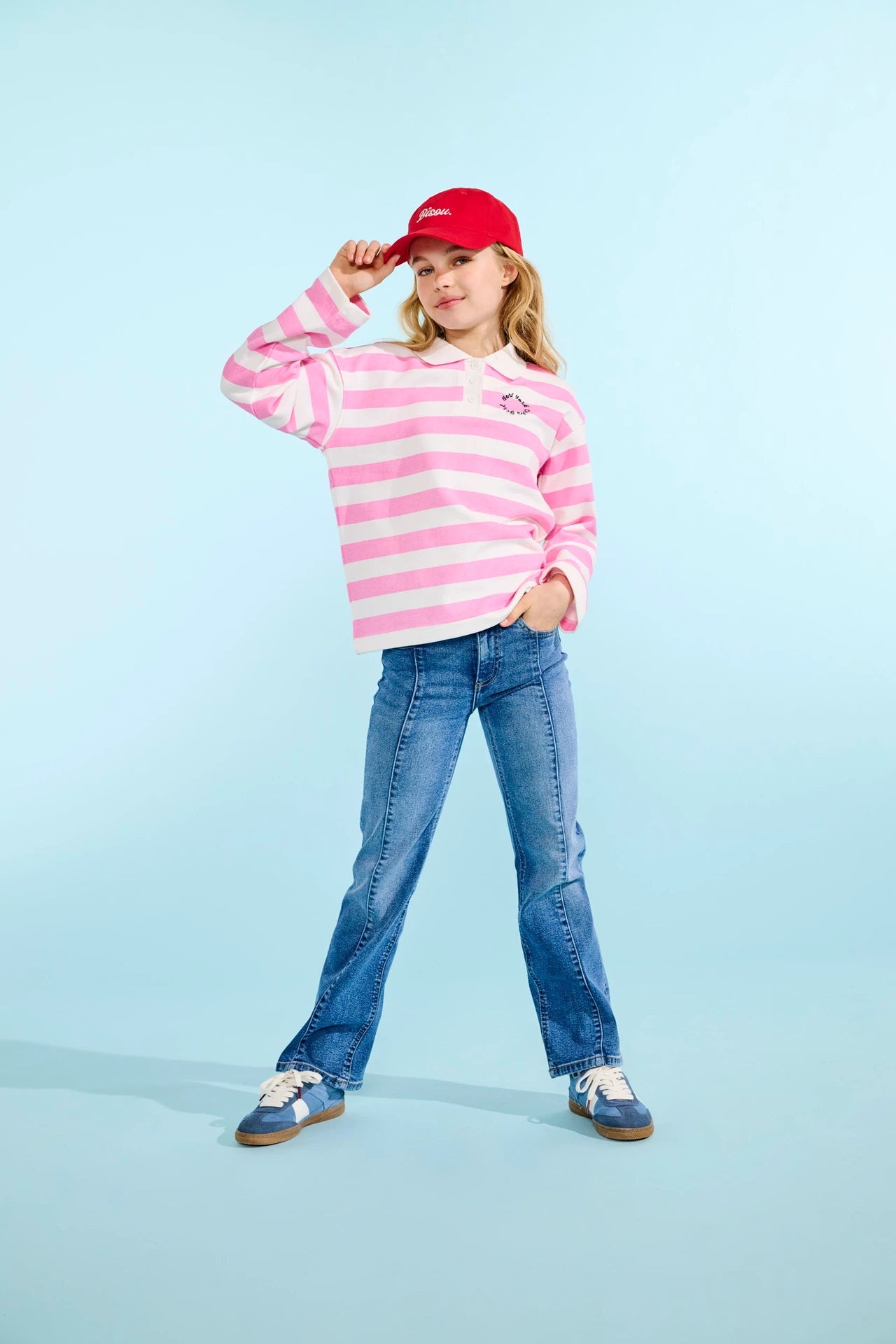 ONLY Girls KOGESTHER LS T-shirt - begonia pink/white alyssum - 146/152