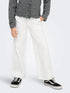 ONLY Girls KOGCOMET jeansbroek wijd - white - 128