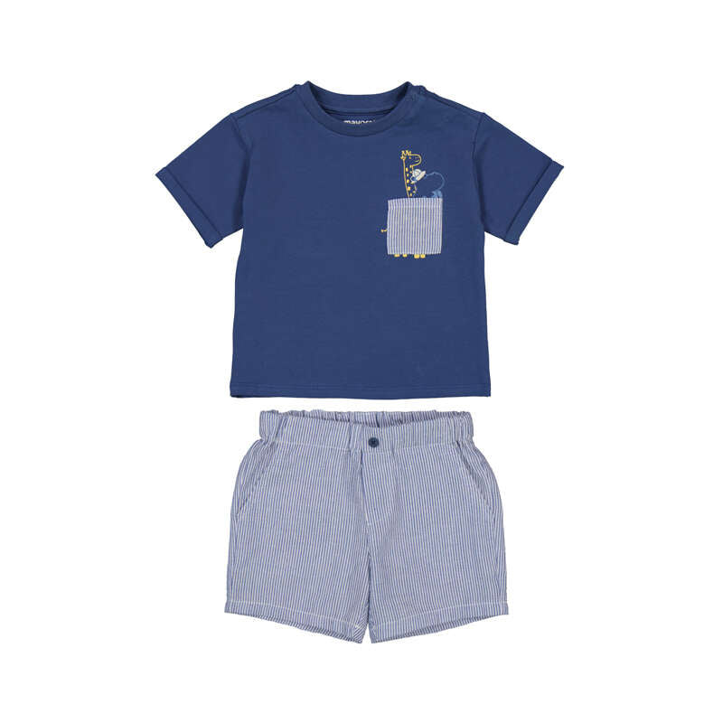 MAYORAL B bermuda set - capri blue - 9M