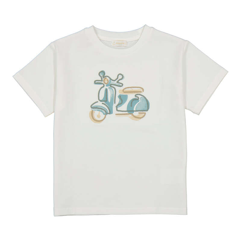 MAYORAL B embroidered shirt - cream - 6