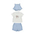 MAYORAL LAYETTE B short m/ hoedje - sky - 6/9
