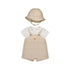 MAYORAL LAYETTE B short romper - wheat - 2/4