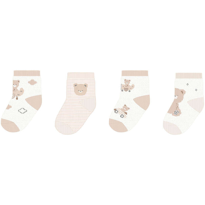 MAYORAL LAYETTE B Sokken set/4 - col. Mole - 0M