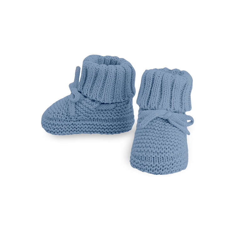 MAYORAL LAYETTE B knit booties - atlantis - 0M