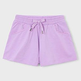 MAYORAL G chenille shorts - lilac - 12M