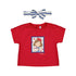MAYORAL G  T-shirt m hoofdband - red - 3