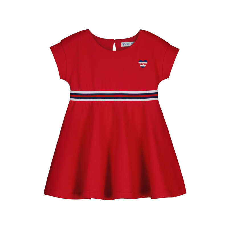 MAYORAL G knit kleedje - red - 12M