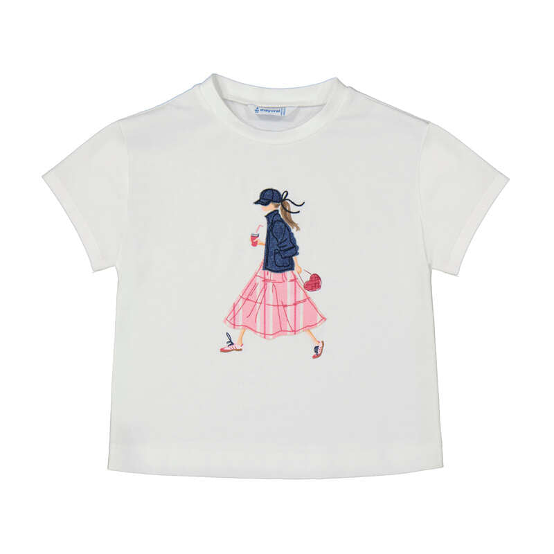 MAYORAL G T-shirt - white - 6