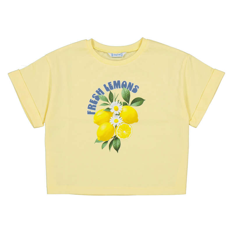 MAYORAL G printed T-shirt - vanilla - 14