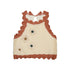 MAYORAL G floral knit top - bone - 12