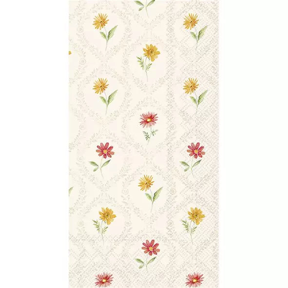 IHR Servetten buffet 42x33cm - Soft sunset pattern cream 4103811860