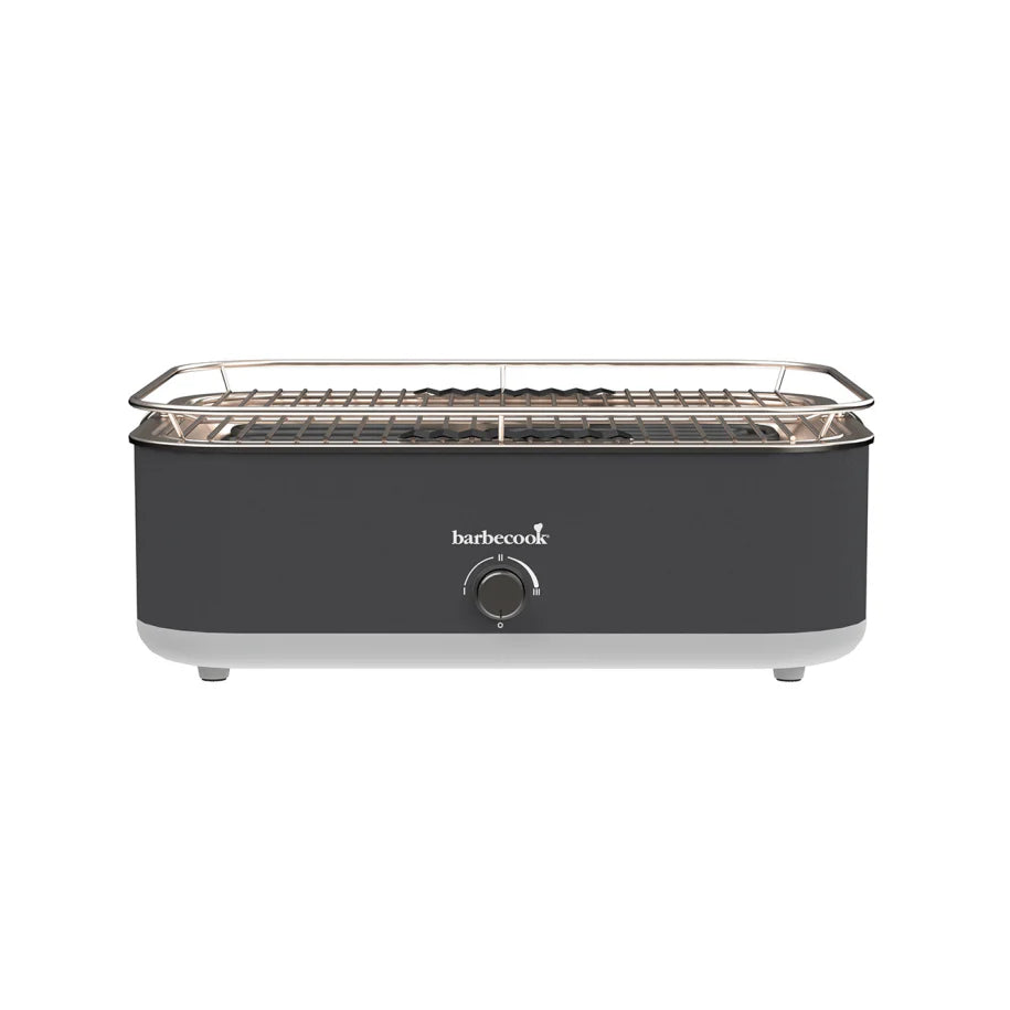 BARBECOOK E-Carlo tafelgrill - midnight grey 42.5x33x16.5cm