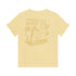 DAILY7 girls t-shirt ruffle - reed yellow - 110