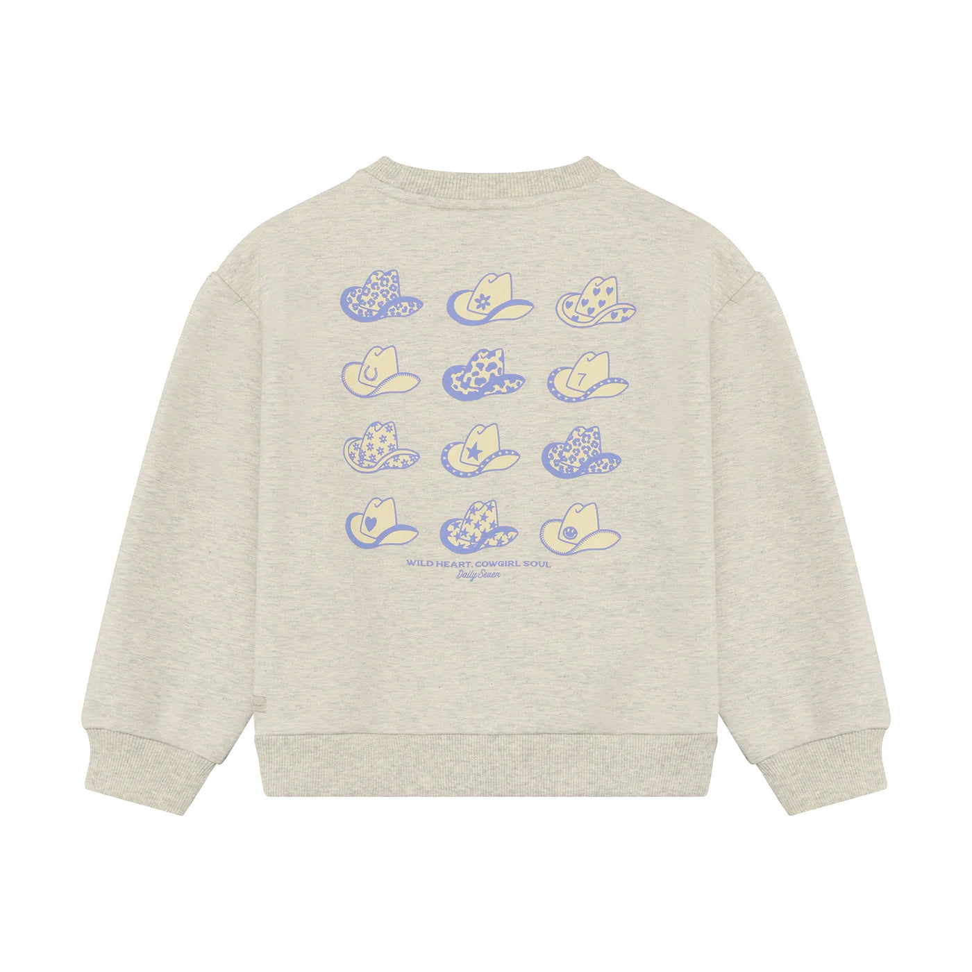 DAILY7 girls sweater - creme grey melange - 116