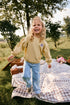 DAILY7 girls sweater - reed yellow - 110