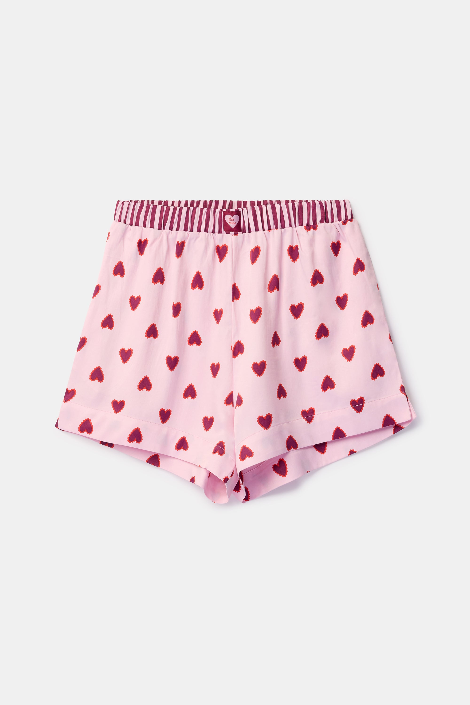 WOODY Dames pyjama kort - roze - XS