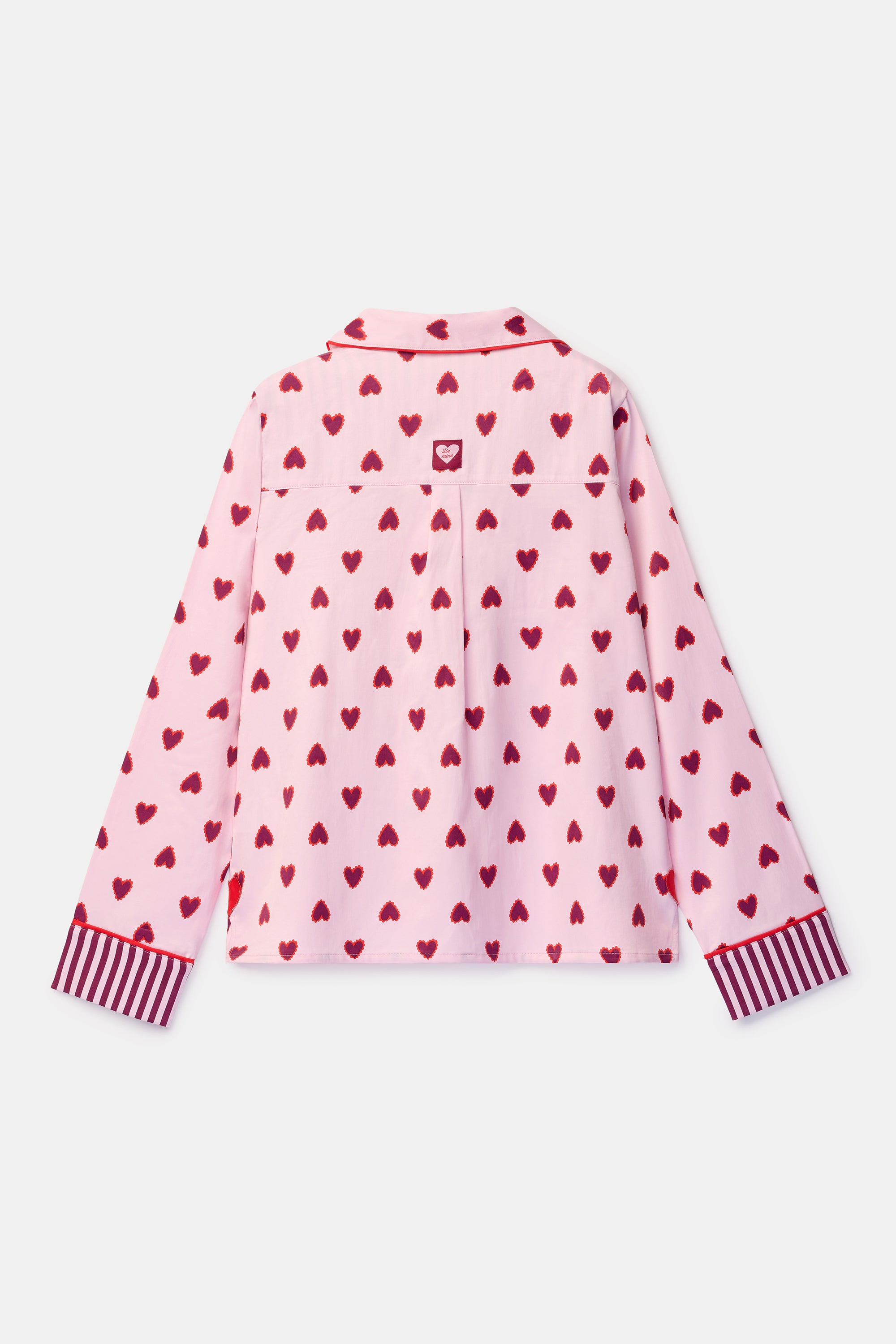 WOODY Dames pyjama kort - roze - M