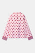 WOODY Dames pyjama kort - roze - XL