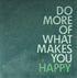 YETT Tegeltje - Do more of what makes you happy - zeegroen/lichtgroen