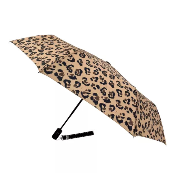 SMATI Plooibare paraplu - leopard cafe