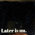 YETT Tegeltje - Later is nu - goud/creme