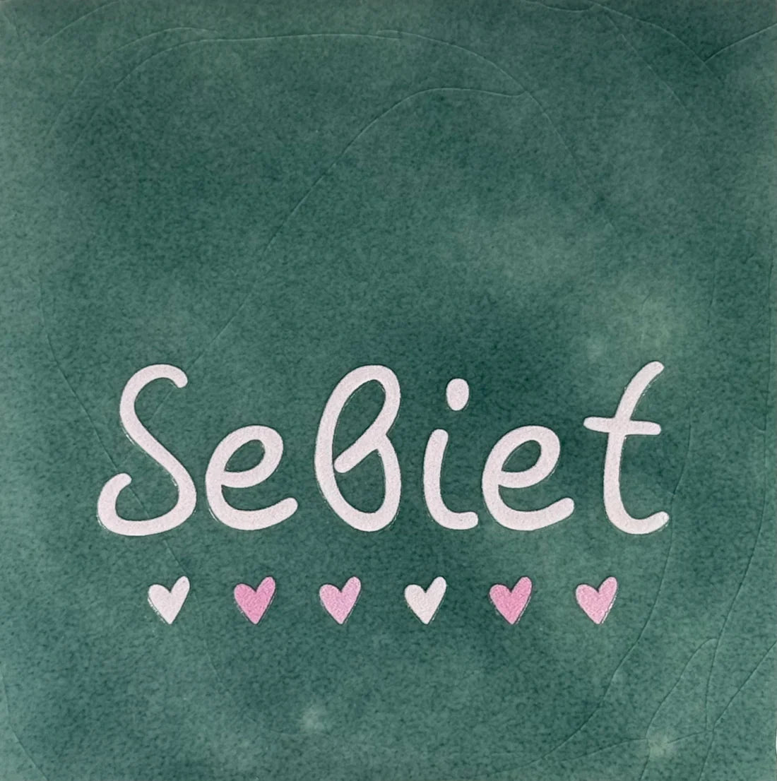 YETT Tegeltje - Sebiet - zeegroen/combi 2