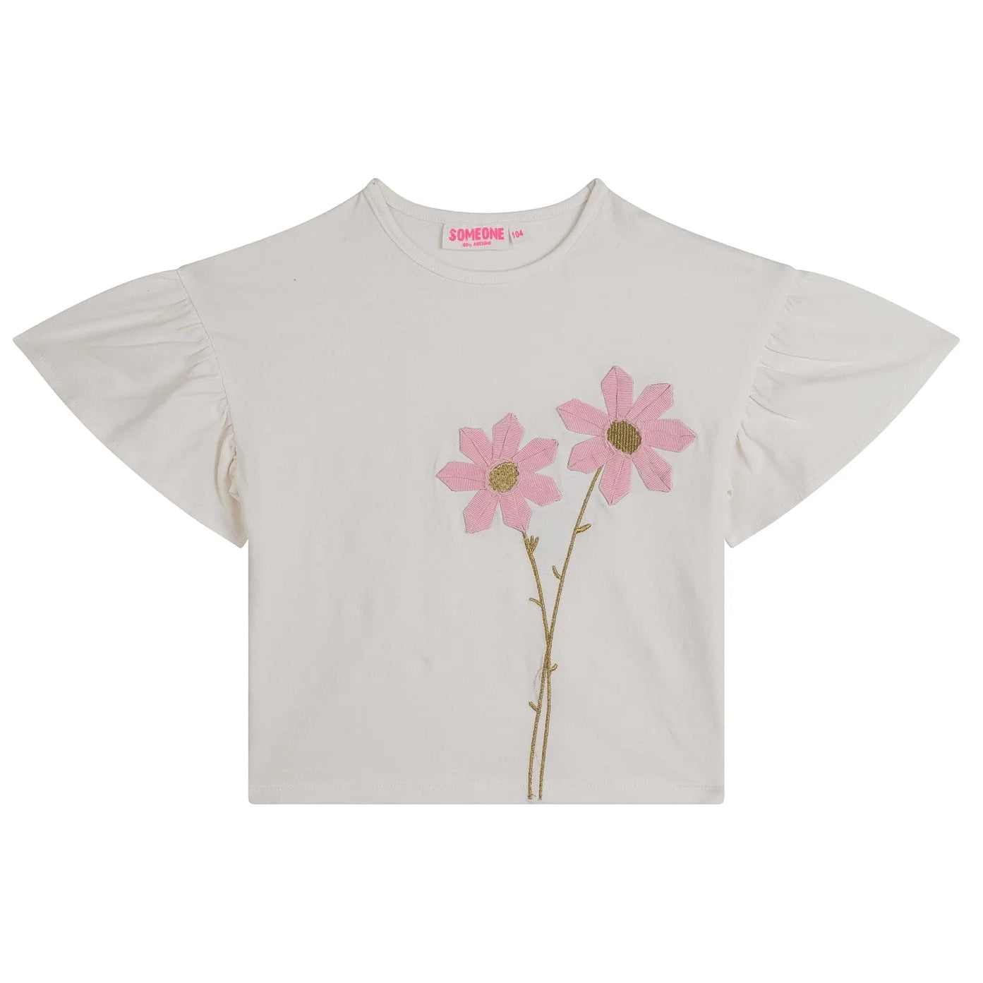 SOMEONE G Zora t-shirt - ecru - 110 ZORASG02A