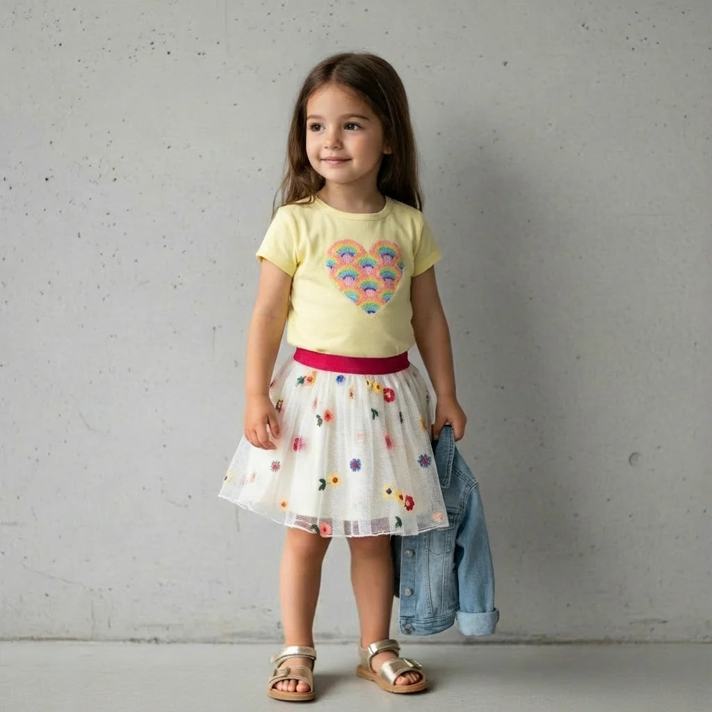 SOMEONE G Faro t-shirt - l. geel - 122 FAROSG02A