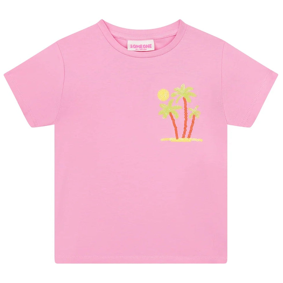 SOMEONE G Faro t-shirt - roze - 128 FAROSG02B