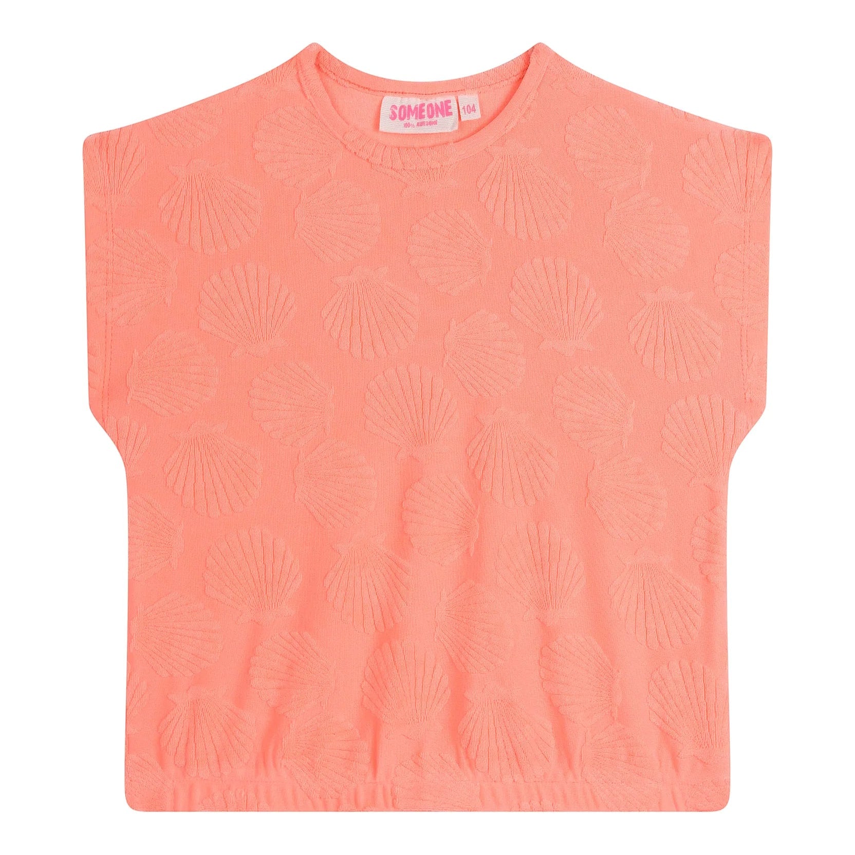 SOMEONE G Zora t-shirt - fluo coral - 110 ZORASG02G