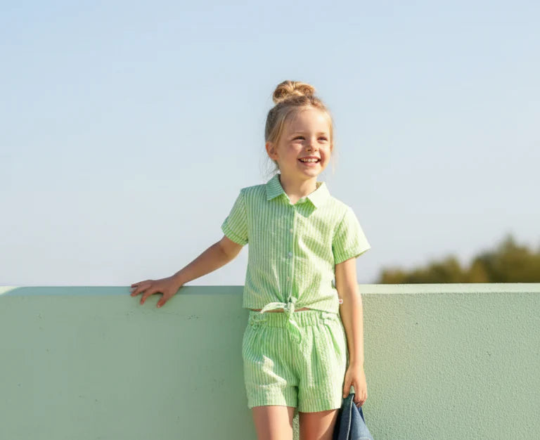 SOMEONE G Marley short - fluo green - 122 MARLEYSG34D