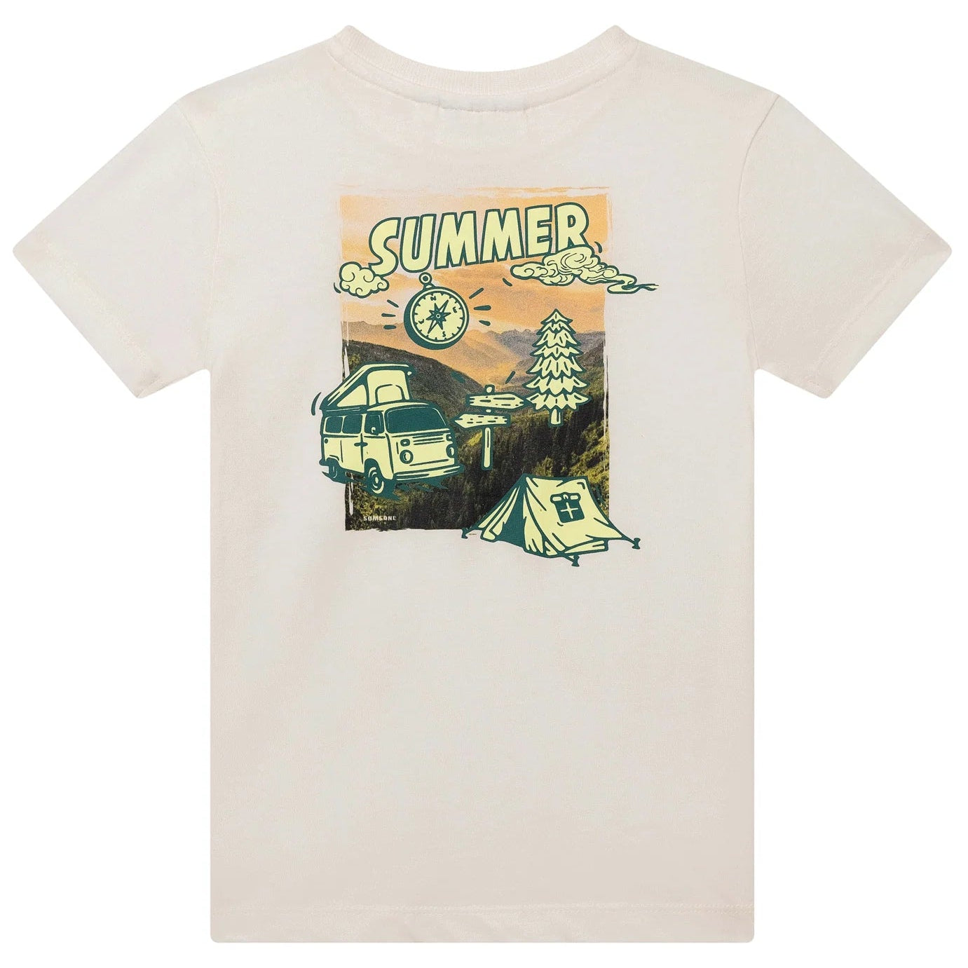 SOMEONE B Isaac t-shirt - ecru - 128 ISAACSB02F
