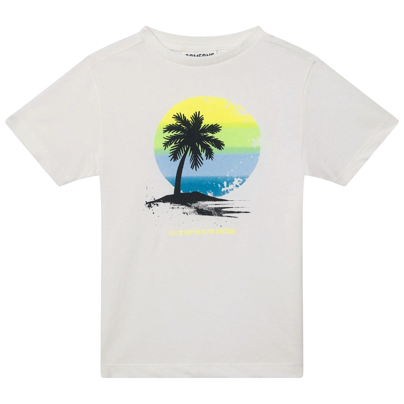 SOMEONE B Ander t-shirt - ecru - 92 ANDERSB02E