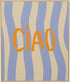 Ciao muurdecoratie - l26xb31xh3cm - l. bruin FSC mix