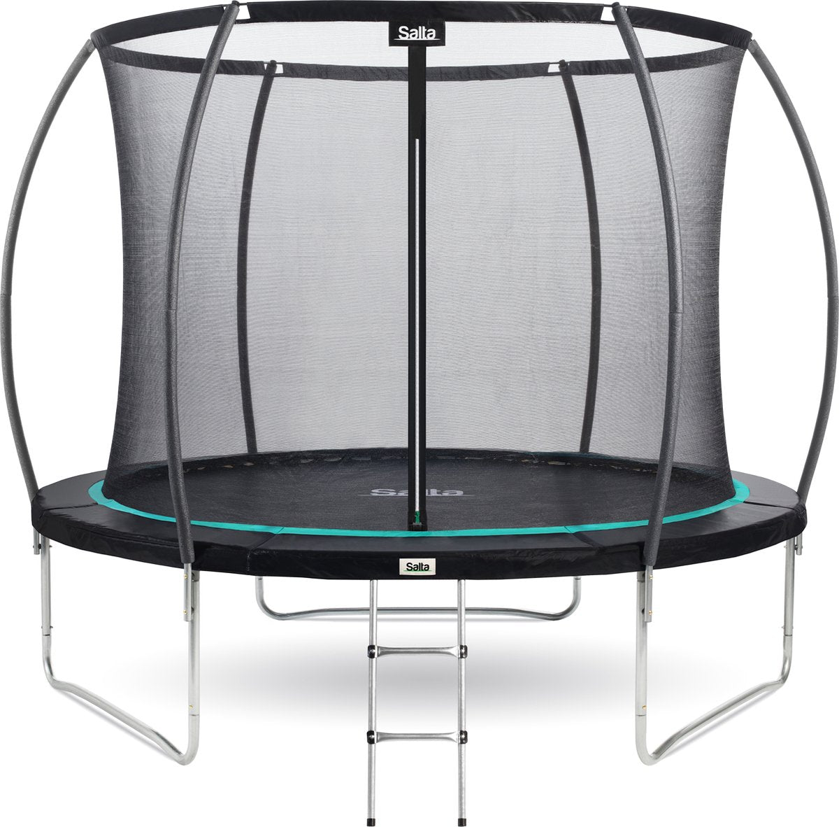 SALTA Cosmos trampoline - 305cm - zwart  incl. ladder