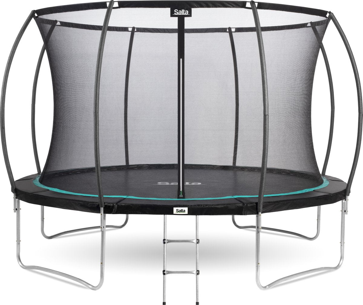 SALTA Cosmos trampoline - 366cm - zwart  incl. ladder
