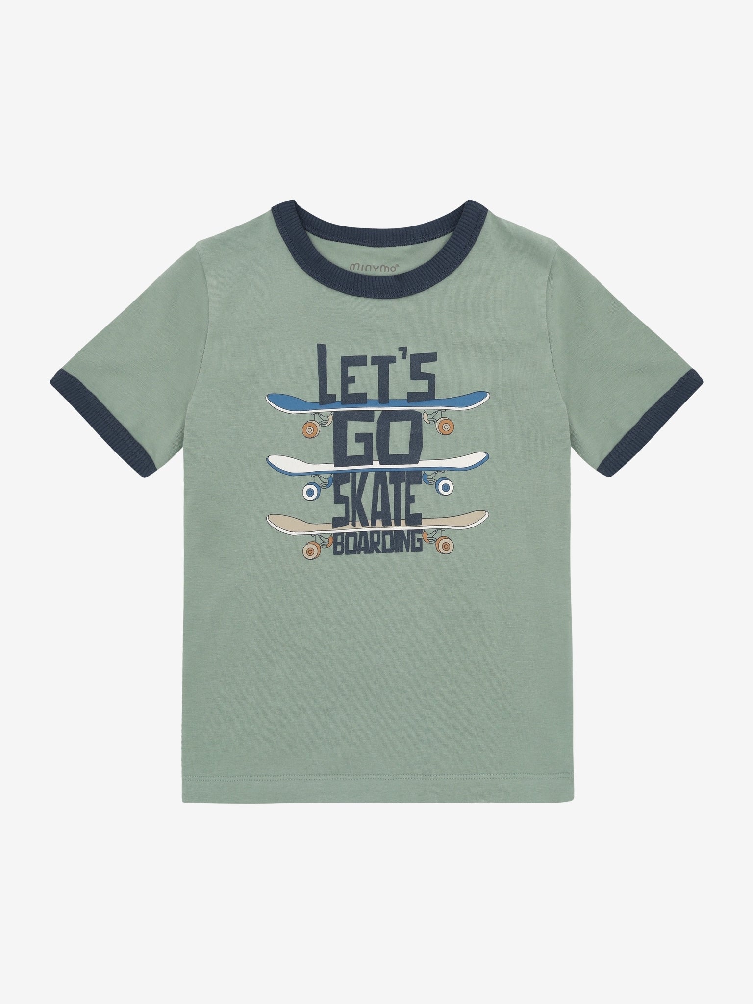 MINYMO B T shirt - lily pad - 116