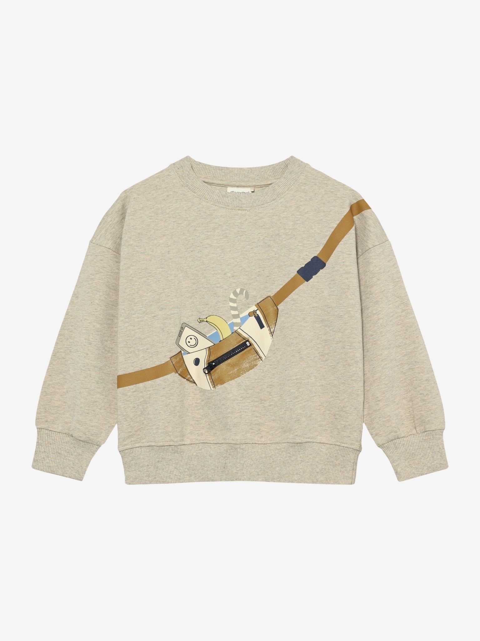 MINYMO B Sweatshirt LS - beige melange - 134