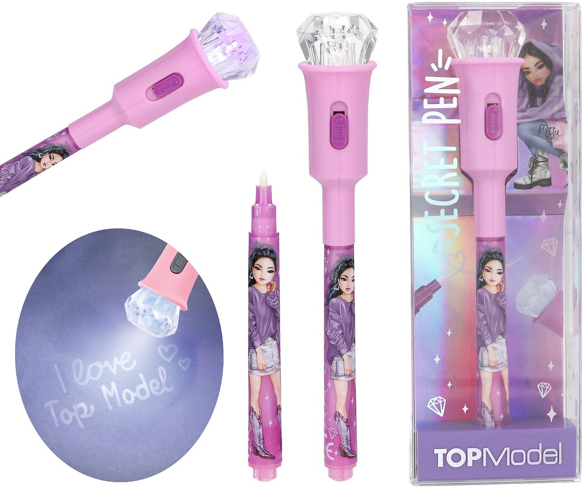 TOPMODEL Geheime pen m/LED